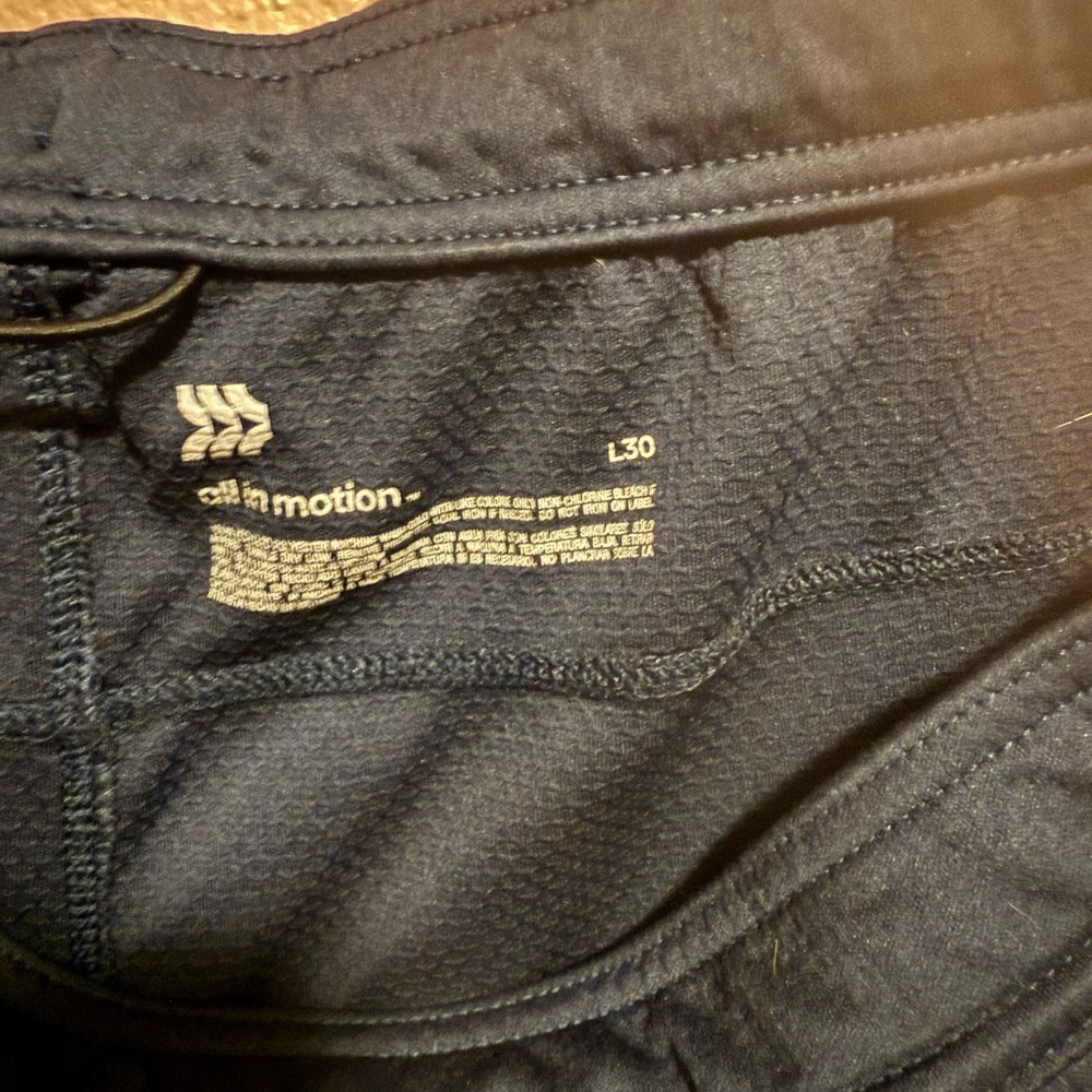 All in Motion Navy Track Pants - Picture 2 of 3